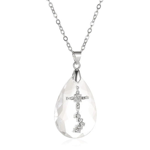 Simple Temperament Wild Drop Pendant Necklace