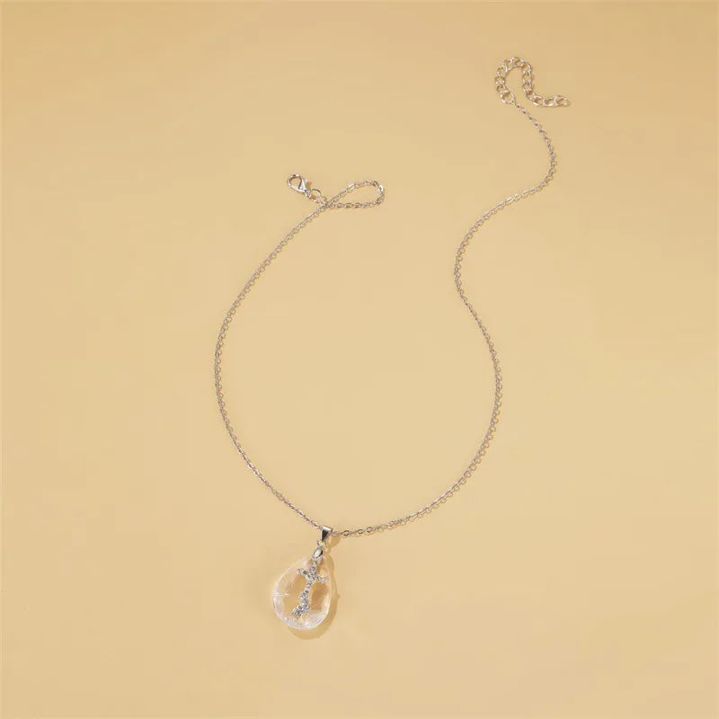 Simple Temperament Wild Drop Pendant Necklace