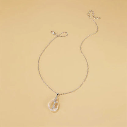 Simple Temperament Wild Drop Pendant Necklace